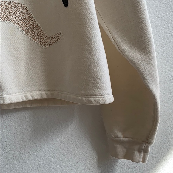Bear Cream Sweatshirt Sz Small - Picture 4 of 6